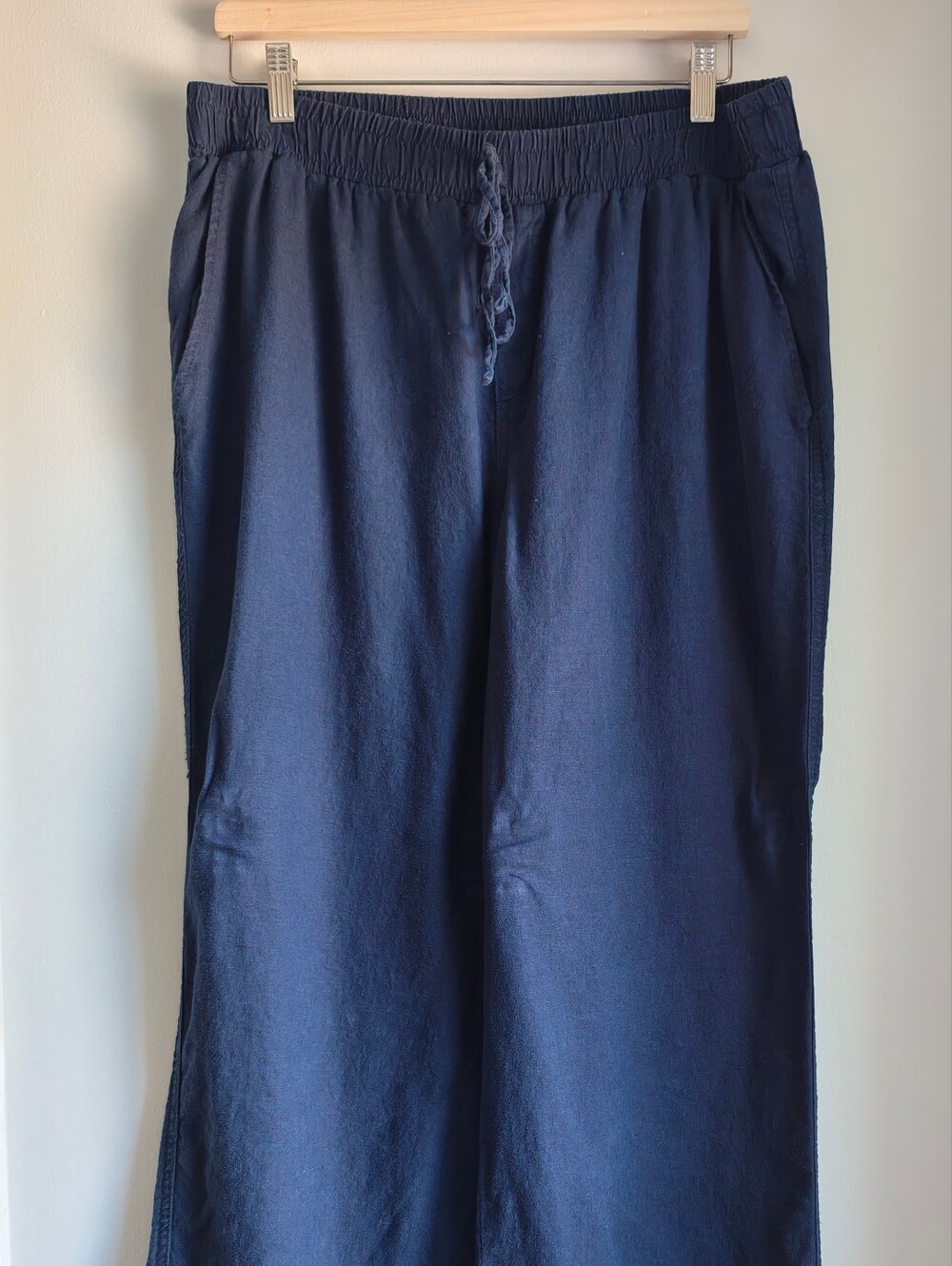Briggs New York Navy Drawstring Relaxed Joggers